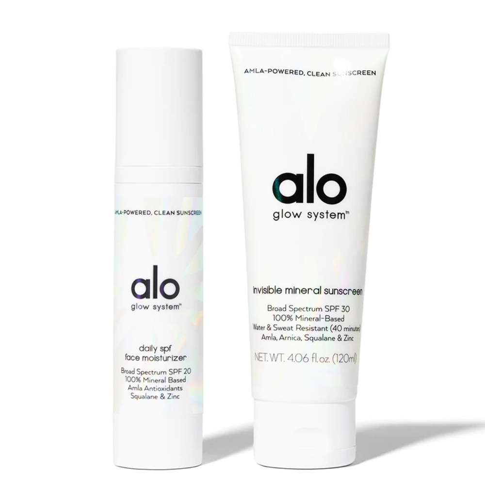 Alo Yoga Good Clean Sun Duo Daily SPF Face Moisturizer Invisible Mineral SPF